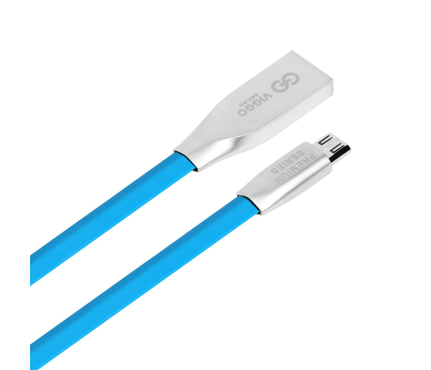 VIGGO DESIGN USB-microUSB 1m Niebieski - 1457515 - zdjęcie 2